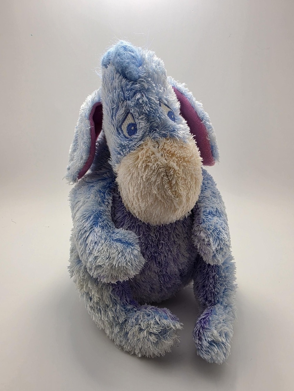 Disney Blue Eeyore Plush Soft Squishy Comfort Stuffie (10 inch)